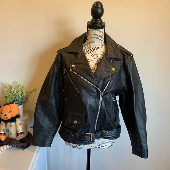 cooper leather motorcycle jacket